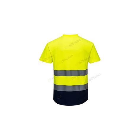 T Shirt Portwest C Haute Visibilit Jaune Fluo