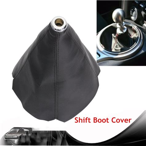 Buy Universal Car Pvc Leather Shifter Shift Knob Gear Gaiter Boot Cover