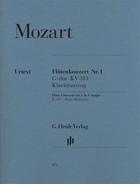 Mozart Flute Concerto No 1 In G Major K 313 285c Ficks Music