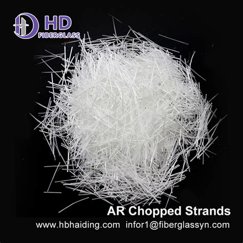 High Quality Alkali Resistant Ar Glass Fiber Chopped Strand Zro2 165