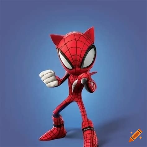 Sonic Spider Man On Craiyon