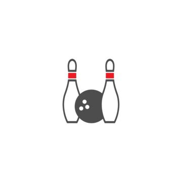 Bowling Icon Logo Vector Win Tournament Play Vector Win Tournament