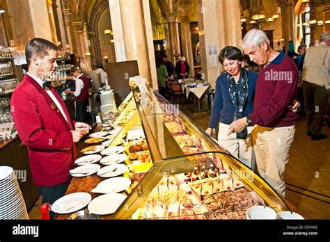 Cafe central vienna waiter hi-res stock photography and images - Alamy