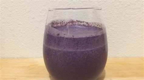 Peanut Butter And Blueberry Smoothie Walking Off Pounds