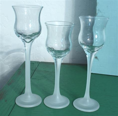 New In Box Partylite Glass Votive Holder Set Of 3 By Pinkdandyshop