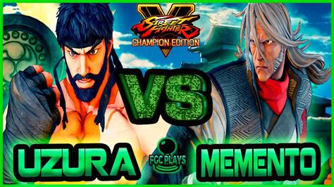 Sfv Ce Uzura Ryu Vs Memento Morimori Zeku Ranked Set Street