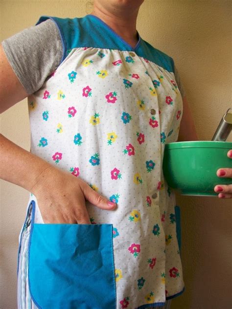 Salevintage Apron Snap Front Wpockets