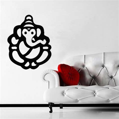 Wall Decal Art Decor Decals Sticker Elephant Ganesh Buddhism India