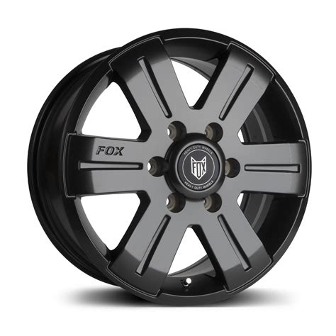 Fox Opus Satin Black Load Rated Autoalloys Alloy Wheels