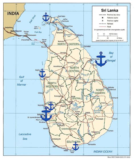 Sri Lanka Navy - Bases