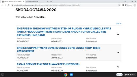 Skoda iv EV Battery Recall - Skoda Superb Mk III (2015 - 2023) - BRISKODA