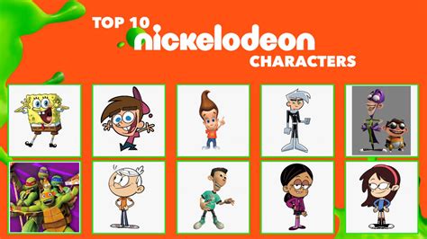 My Top 10 Favorite Nickelodeon Characters by CartoonFan2002 on DeviantArt