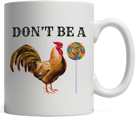 Skitont Dont Be A Sucker Mug Funny Cock A Doodle Present