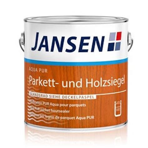 Jansen Aqua PUR Parkett und Holzsiegel Anstrich für Holz im