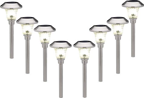 Morvat LED Solar Path Lights Solar Walkway Lights Pathway Lights