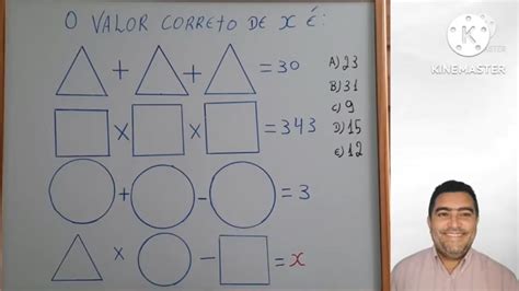 Desafio Das Expressões Algébricas Com Figuras Geométricas Youtube