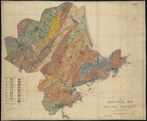 Geological Map Of Essex County Massachusetts Digital Commonwealth