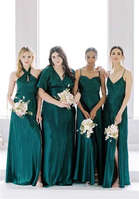 Emerald Green Bridesmaid Dresses