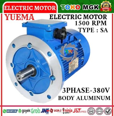 Jual Sa Kw Hp Pole Phase B Frame Electric Motor Yuema