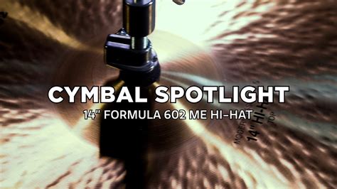 Paiste Cymbals Formula Modern Essentials Hi Hat Youtube