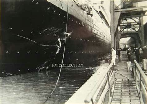 Rms Olympic At Southampton After The Hawke Collision