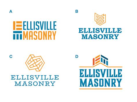 Masonry Company Logo Options by Andrea Maxwell on Dribbble