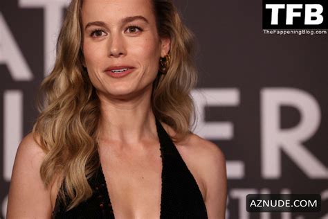 Brie Larson Sexy Shows Off Her Hot Cleavage At The Celine Fall Winter