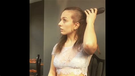 Girl Shaves Her Head With Clippers And Loves The Results Hd Remaster