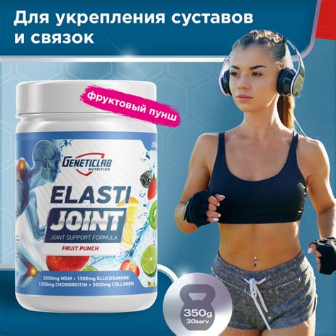 Для связок и суставов Geneticlab Nutrition 350 грамм фруктовый пунш