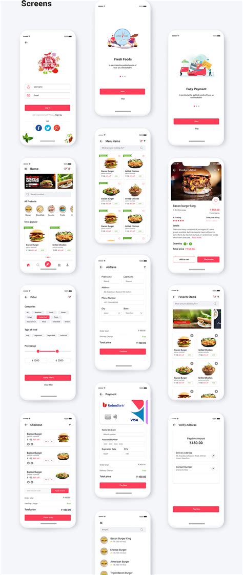 Food Delivery App UI Concept :: Behance