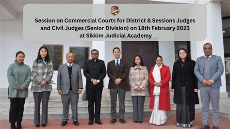 Session On Commercial Courts For District Sessions Judges And Civil