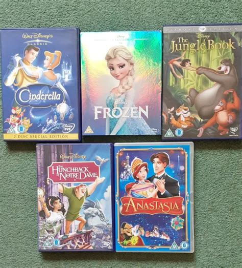 Various Disney Movies Dvds Incl Jungle Book Frozen Blu Ray Cinderella Vgc £595 Picclick Uk