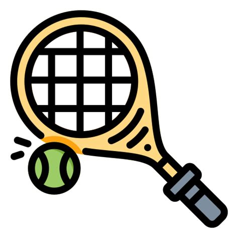 Tennis racket ball sport - Sport & Games Icons