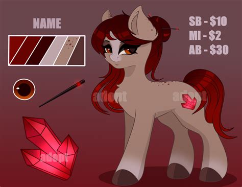 Safe Artist Munrei Derpibooru Import Oc Pony Adoptable