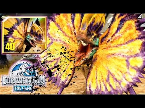 New Dilophosaurus Gen Max Level Jurassic World Youtube