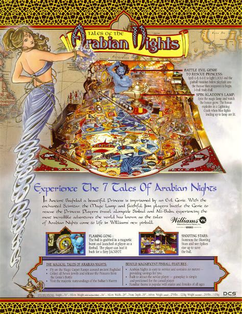 Buy Tales Of The Arabian Nights Pinball Machine By Williams Online At