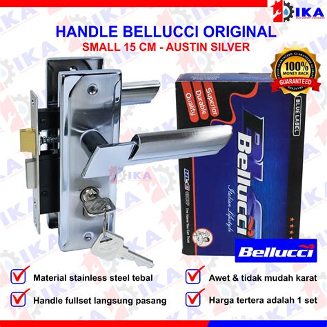 Jual Kunci Pintu Kecil Silinder Bellucci Austin Silver L Gagang Rumah L