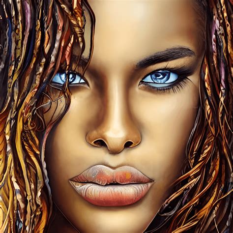 Beautiful Stunning Bark Brown Melanin Skin Tones · Creative Fabrica