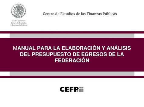 Pdf Manual Para La ElaboraciÓn Y AnÁlisis Del El Manual Del Presupuesto De Egresos De La