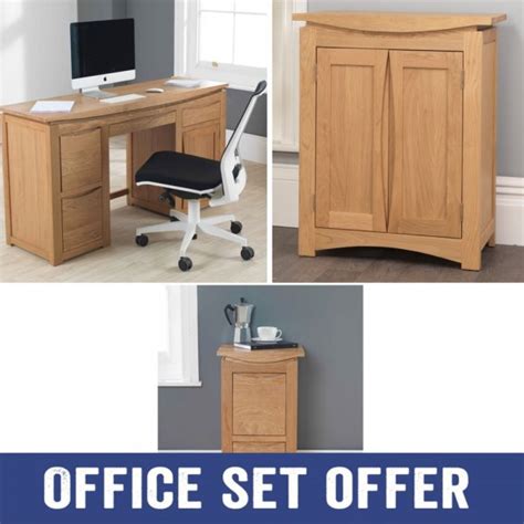 Arden Solid Oak Lockable Filing Cabinet Sale Now On