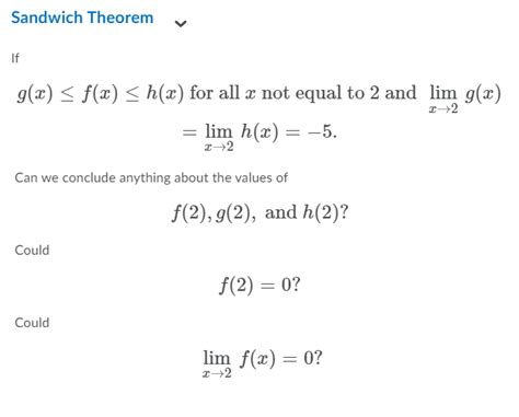 Solved Sandwich Theorem If G X F A Chegg