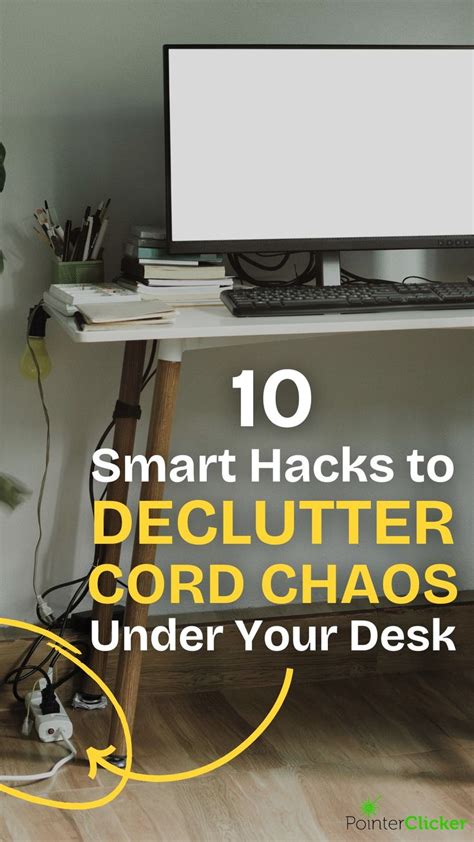 Home Office Cord Management Ideas 10 Easy Ways To Organize Computer