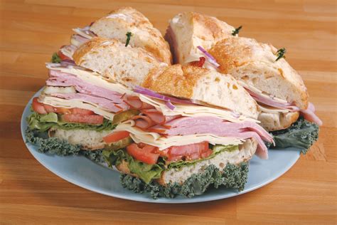 Ham and Cheese Sandwiches - Prepared Food Photos, Inc.