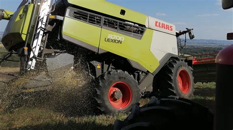 Moisson Du Bl Avec Une Claas Lexion Youtube