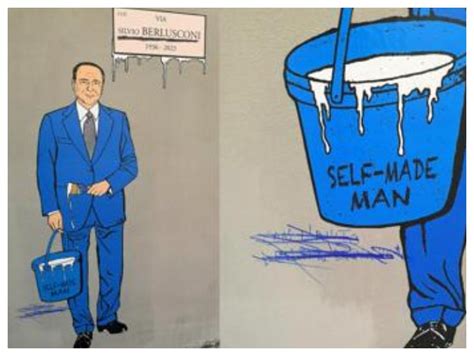 Milano Il Nuovo Murale Di Palombo Berlinguer E Berlusconi Insieme