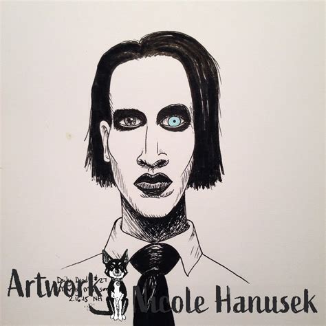 No.27 Marilyn Manson » Artwork Nicole Hanusek