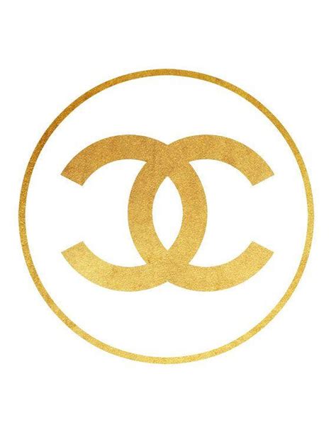 Perfume Chanel Gold Logo