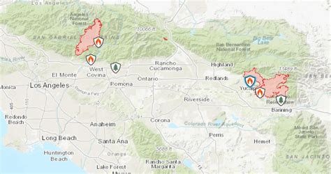 Angeles National Forest Fire Map New York Map Poster