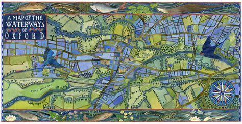 A Map Of The Oxford Waterways Helen Cann