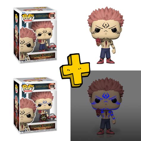 PACK DUPLO Funko POPs Jujutsu Kaisen Ryomen Sukuna 1118 Special